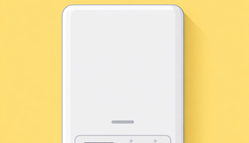 Boiler gurgling in Maidstone illustration with yellow background and modern combi boiler